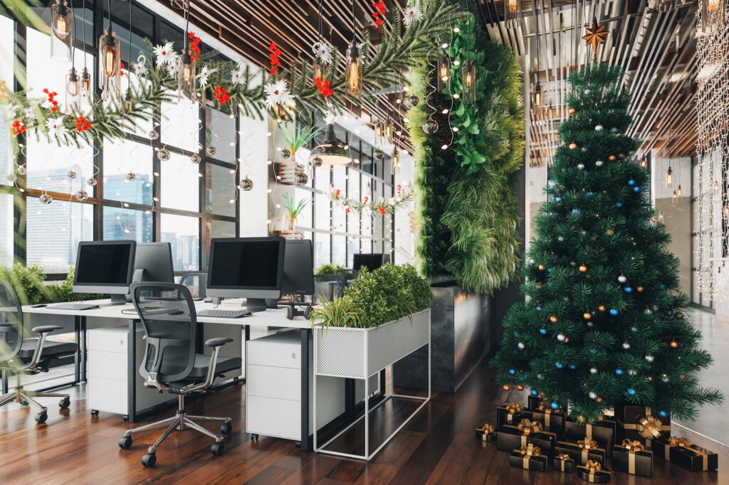 trang-tri-noel-van-phong trang trí noel văn phòng